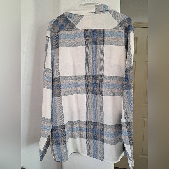 Levi's Men's Blue Plaid Shirt Size XXL NWOT - Picture 7 of 10